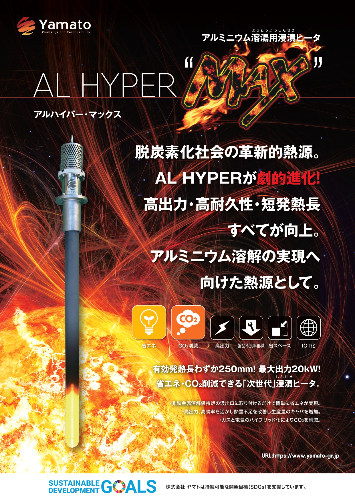 高出力ヒータALHYPER”MAX"