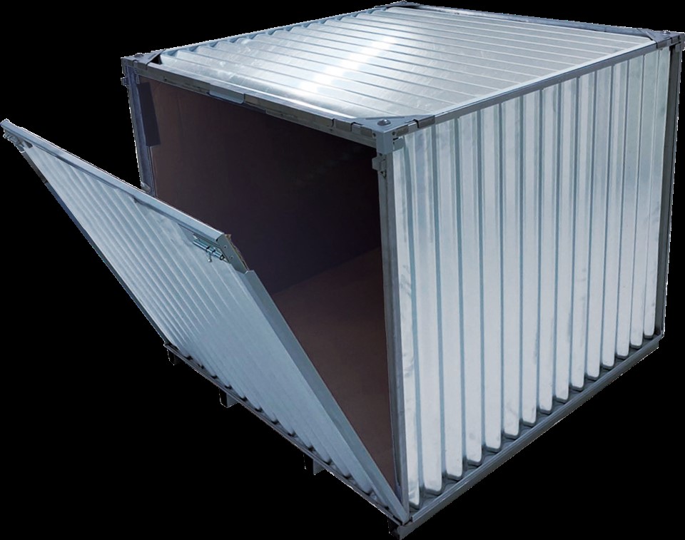 リチウムイオン電池の耐火性収納箱